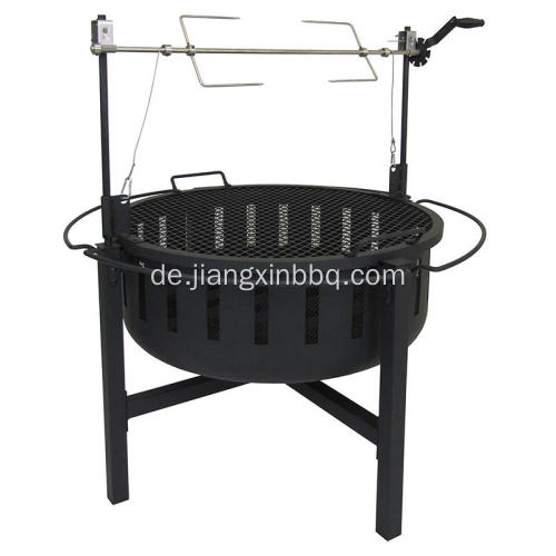 Holzkohle BBQ Grill mit Rotisserie